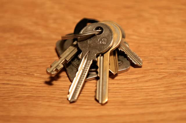 House keys stock image