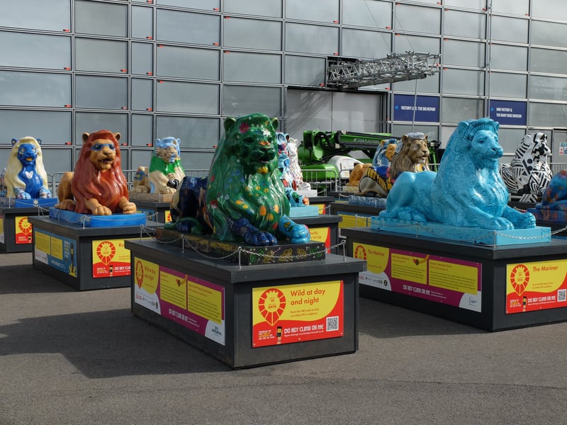 All 45 Pride of Portsmouth Lions now at Historic Dockyard, Portsmouth on Monday 28th September 2026Picture: Habibur Rahman