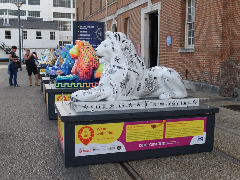 All 45 Pride of Portsmouth Lions now at Historic Dockyard, Portsmouth on Monday 28th September 2026Picture: Habibur Rahman