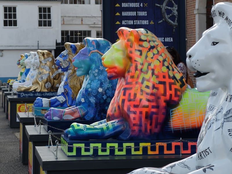 All 45 Pride of Portsmouth Lions now at Historic Dockyard, Portsmouth on Monday 28th September 2026Picture: Habibur Rahman