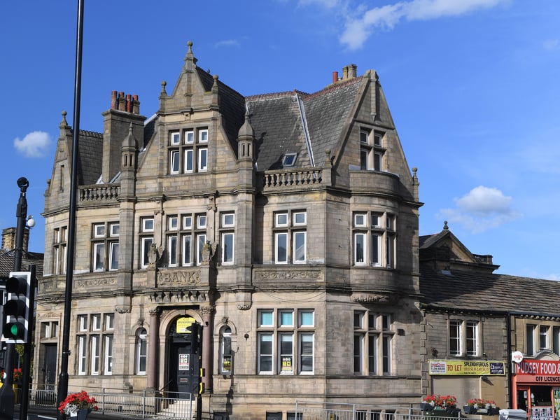The former National Westminster Bank building on Lidget Hill, opposite the town hall, which is thought to date back to the late 1880s. It's Grade-II listed. 
