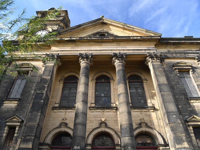 Trinity Methodist Church is a Grade-II listed building on Wesley Square.