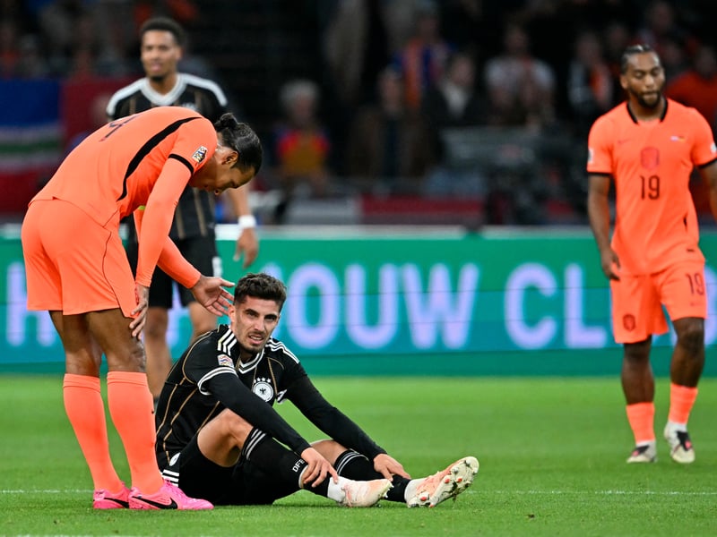 One of the new blows for the Gunners, Havertz suffering a hamstring injury on international duty with Germany in last week's Nations League clash in the Netherlands. The forward left the camp and flew back to Arsenal for a scan and assessment. Another not seen training on Thursday.