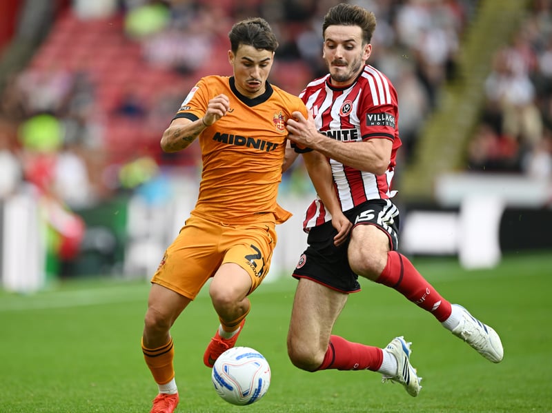 I've been impressed with him since he came in - tenacious in the tackle but also very good on the ball, as he showed with an excellent pass to Cannon at Pompey that should have led to more with a better touch. Can get forward in this shape, too