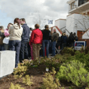 Queues for a house viewing in Galway