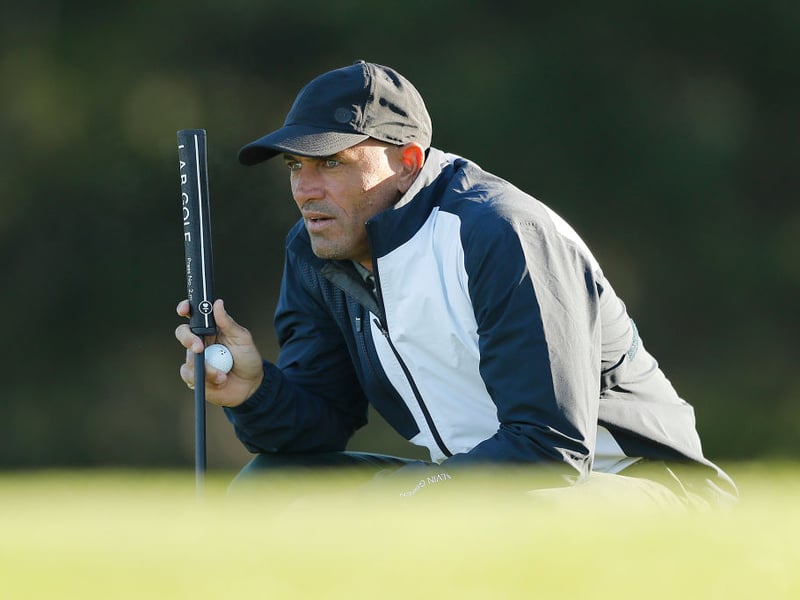 11-time world surfing champion Kelly Slater is swapping the waves for the fairways in Scotland this week.
