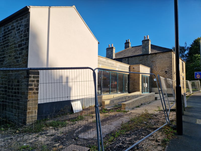 This is how the Norfolk Arms is progressing as work to bring it back continues. Photo: Iconic Media