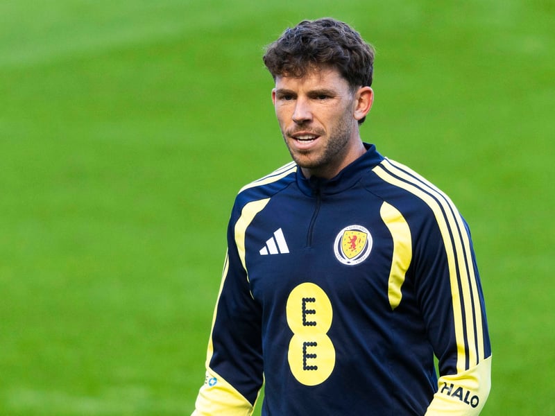 Came on for Gilmour as Scotland's legs started to go in midfield. Unable to get a foothold in the match. 3