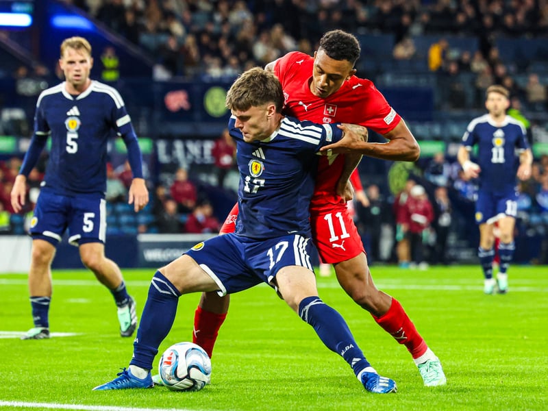 The right wing-back was sturdy defensively and a threat going forward in the first half. His deflected cross led to the opener and he was one of Scotland's brighter players. Faded after the 55-minute mark and was taken off for Curtis after Slovenia's second goal as Slovenia started to get real joy down that flank. 6