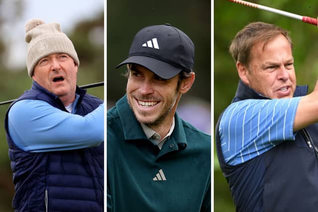 Three of the stars playing in the Alfred Dunhill Championship this week.
