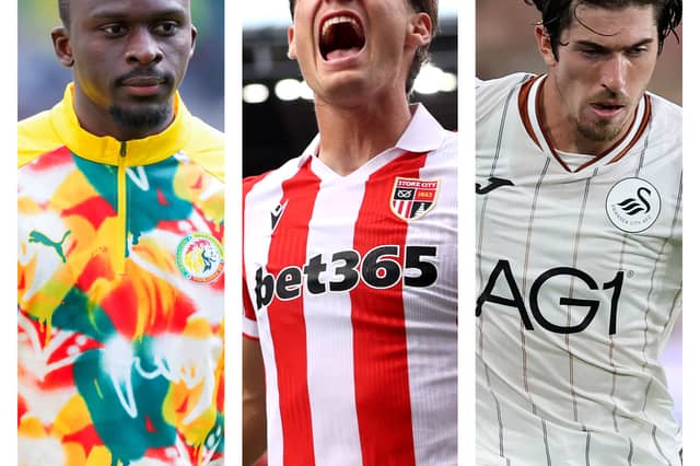 From left to right: Bamba Dieng, Svante Ingelsson and Josh Key were all linked with Pompey moves this summer.