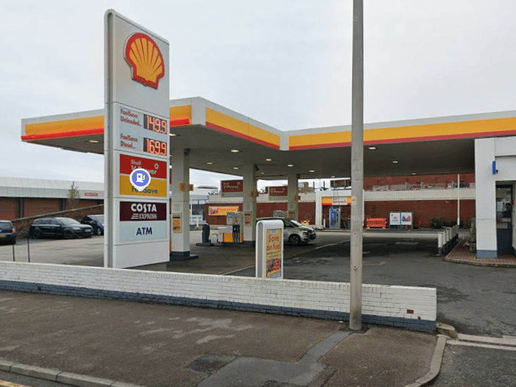 SHELL - TALBOT ROAD, BLACKPOOL: 169.9p