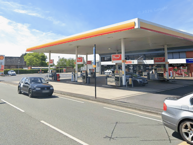 SHELL - LYTHAM ROAD, WARTON: 168.9p