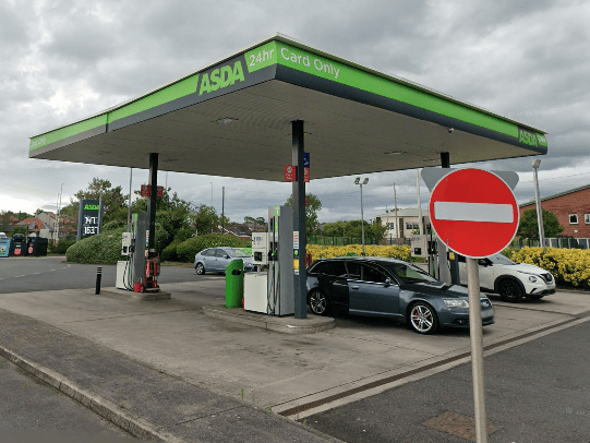 ASDA - CHERRY TREE ROAD, BLACKPOOL: 168.7p