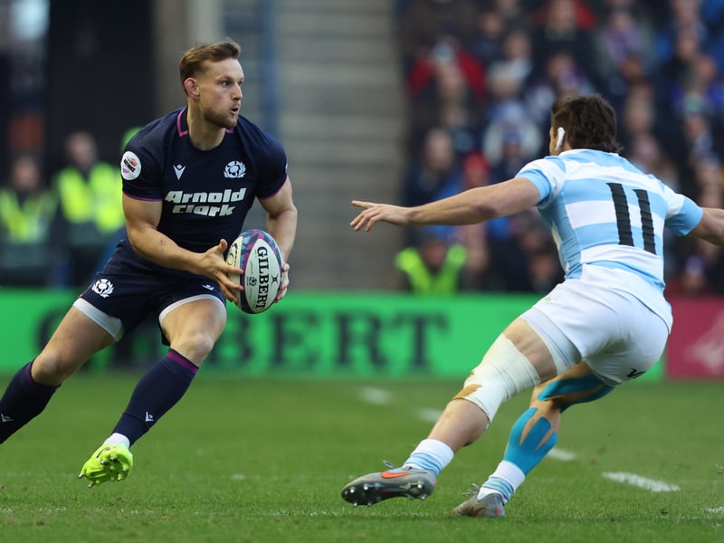 Will fight it out with Huw Jones to partner Tuipulotu in the centre. Jones has been Townsend’s go-to man at 13 but injuries ruled him out of much of his final season at Glasgow. Now in France with Toulon and faces a fight to dislodge Hutchinson who helped Northampton to the English title last season.