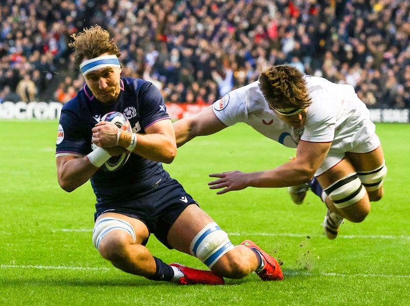 Hooker remains an issue for Scotland and Townsend will be hoping Turner flourishes at Newcastle to provide back-up to Ashman. Jamie Ritchie, pictured, is a great back-row option and Max Williamson provides thrust and power at lock