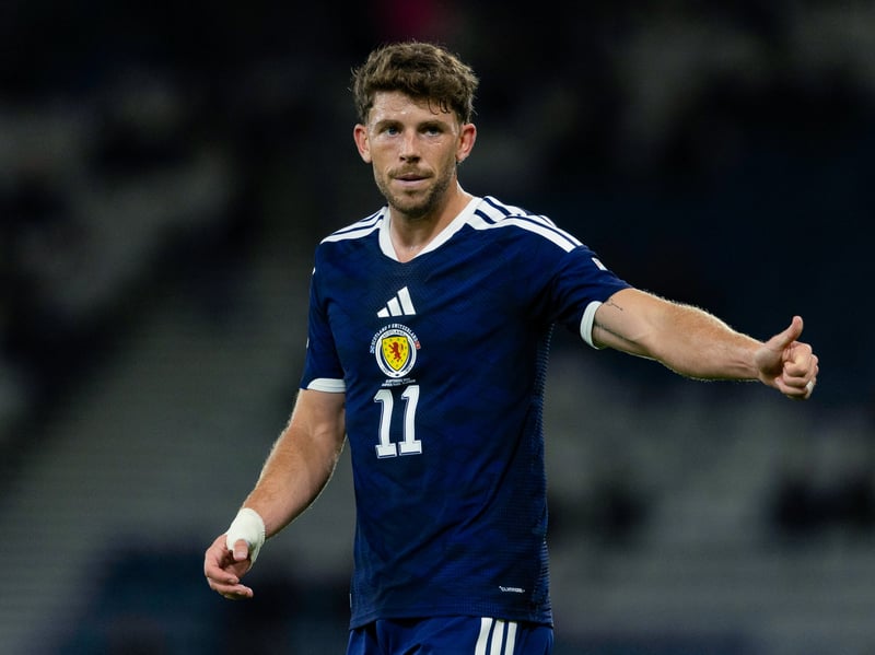 Came on against the Swiss and with questions over John McGinn's recent performances for Scotland, the Bournemouth man may be given a shot in central midfield.