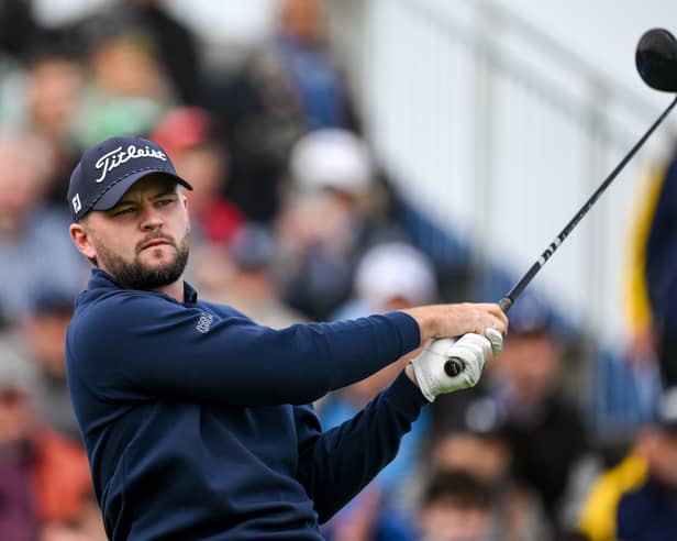 Liam Nolan in action during day three of the Amgen Irish Open Golf Championship in Doonbeg last month.
