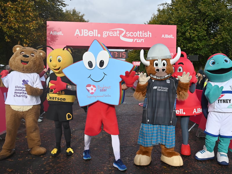 The Mascot race seemed to be a highlight of the day!