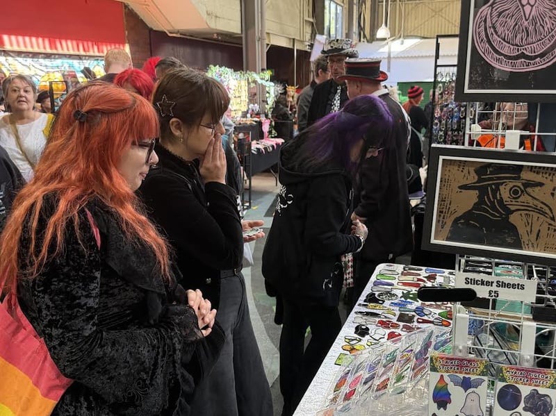 Leeds  Festival of Gothica Alternative Market at Kirkgate Market.