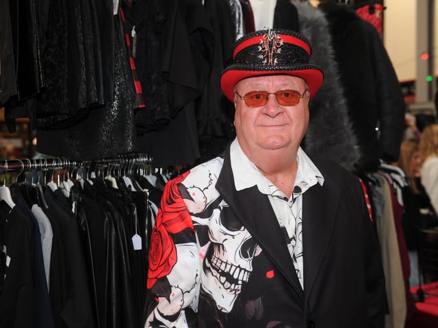 Steve Slater of Barnsley at the Leeds Festival of Gothica Alternative Market. 