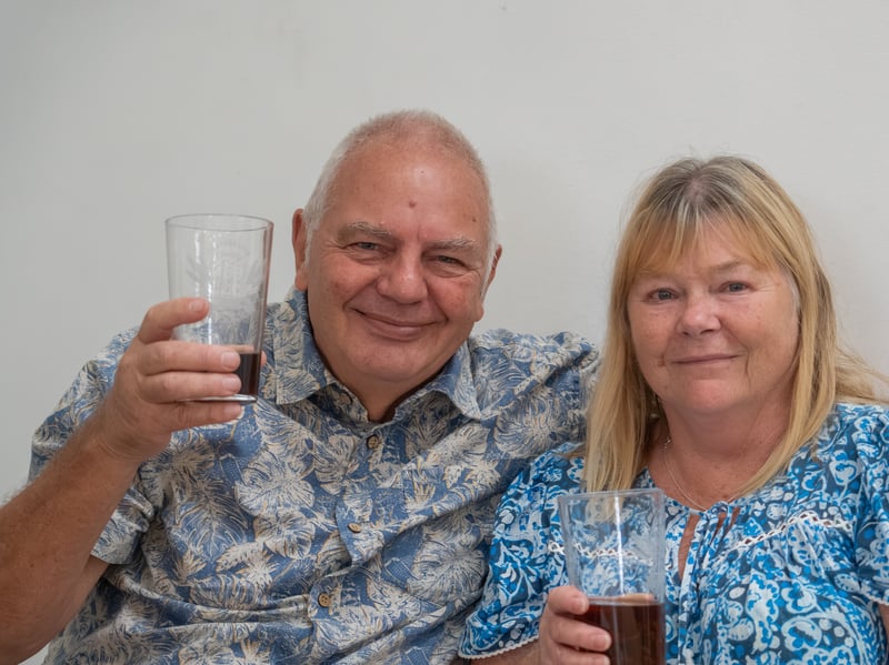 Ian and Jane Martin. Picture: Alec Chapman