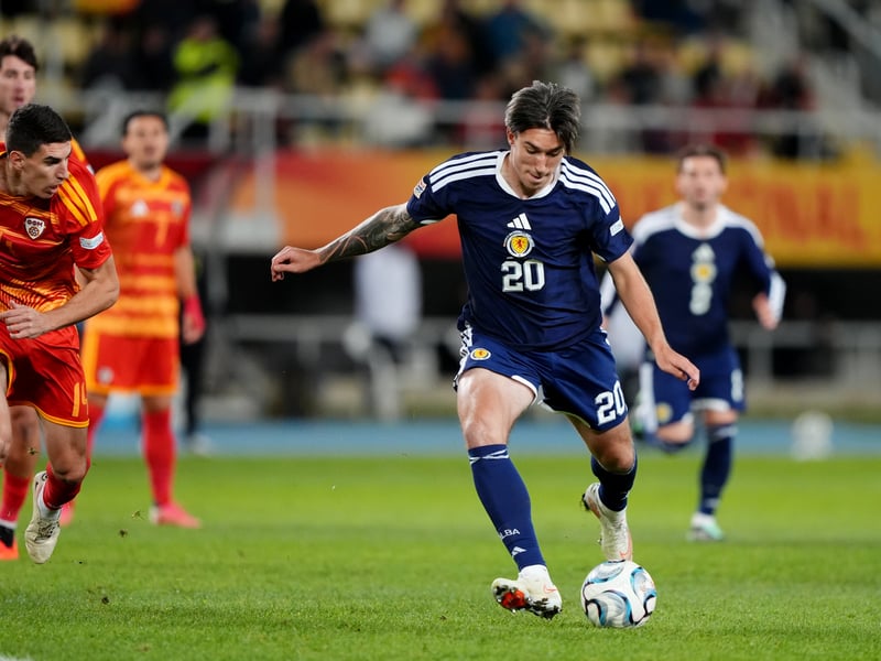 After breaking his Scotland duck with a spectacular solo strike in only his second start in Skopje, the Sassuolo striker is staking a claim to become Scotland's first choice no.9. Has all the tools - pace, power, technical ability - but converting chances into goals on a semi-regular basis will be the key to making the position his own. Will lead the line against the Slovenians.