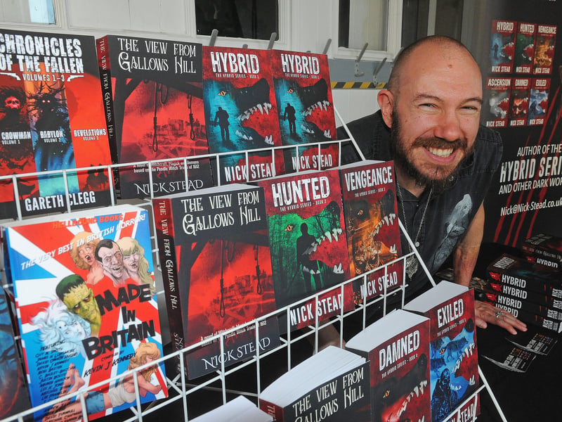 Author Nick Stead who specialises in Horror and Dark Fantasy