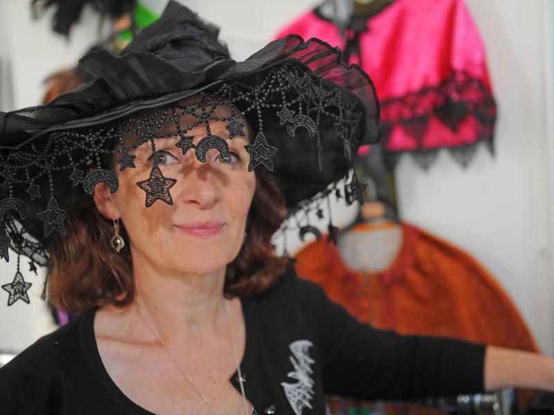 Michaela of Manchester of Blind Faith hand made punk, gothic and burlesque 
