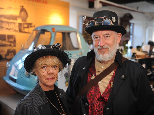 Anne Stewart and Colin Cooper came all the way from Essex to Leeds for the event