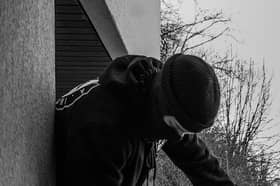 Generic burglar stock image