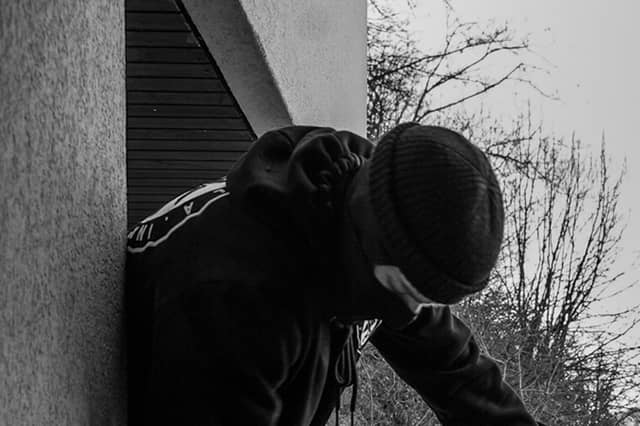 Generic burglar stock image