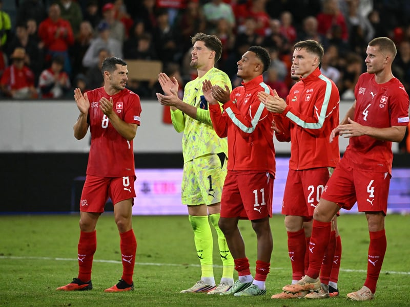 Tuesday: Nations League, Switzerland vs North Macedonia, 7.45pm kick-off.