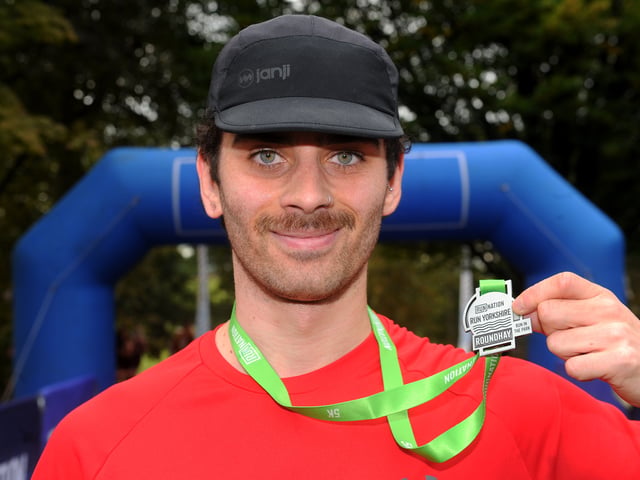 Kaimen Hughes, of Huddersfield (Winner of the 5k race)