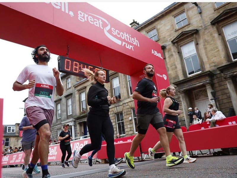 It was an early start for those taking part in the half marathon. Picture: Contributed