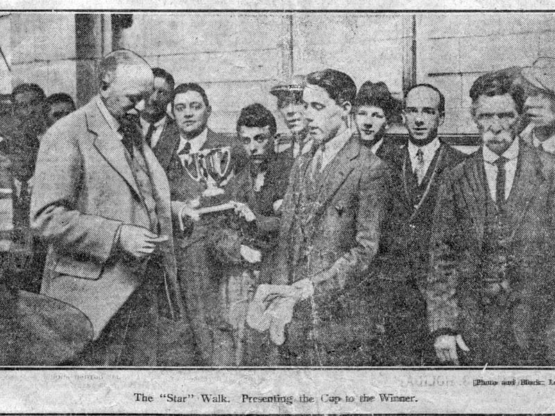 Harry Ernest Hoyle, winner of the very first Star Walk 6th June 1922.  He was 20 years old at the time.  His father, John Thomas Hoyle, age 62, also entered the same race on the same day and he won the sealed handicap.
Submitted by Harry Hoyle's daughter, Mrs G B Petford, Castleton, Derbyshire
