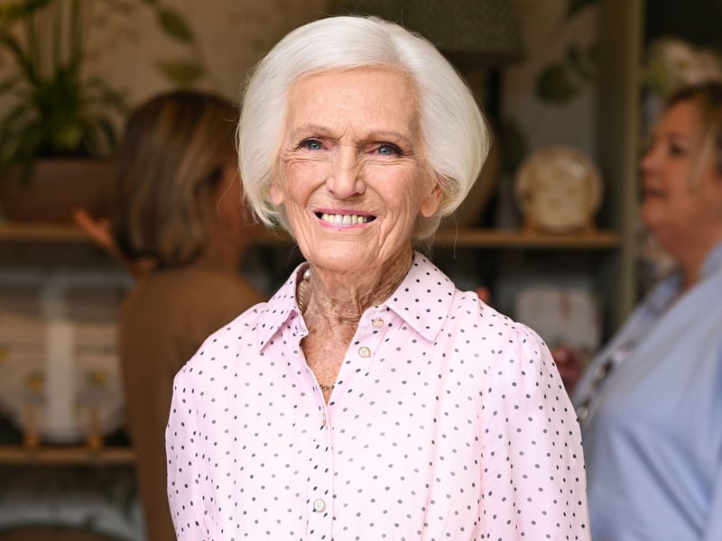 National icon Mary Berry was one of the original judges on The Great British Bake Off, alongside Paul Hollywood. From the beginning of the show in 2010 until its move to Channel 4 in 2016, she shared her opinion on various bakes. The baker holds qualifications from Bath College of Domestic Science and Le Cordon Bleu.