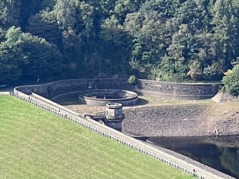 The famous plugholes are well above the waterline.