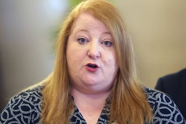 Justice Minister, Naomi Long.