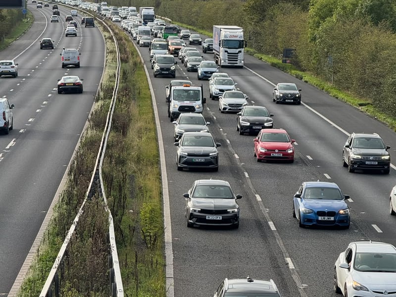 Overnight closures are scheduled between 9pm and 6am to allow replacement barrier works and general maintenance. The closure affects the eastbound carriageway between the exit and entry slip roads at junction 4. 