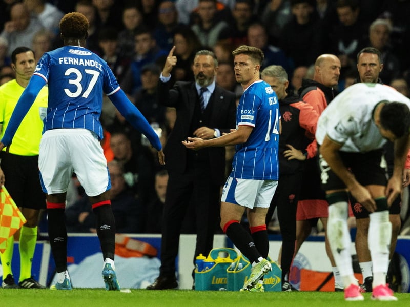 Rangers' latest injury victim, he will miss the next six weeks with a hamstring injury.