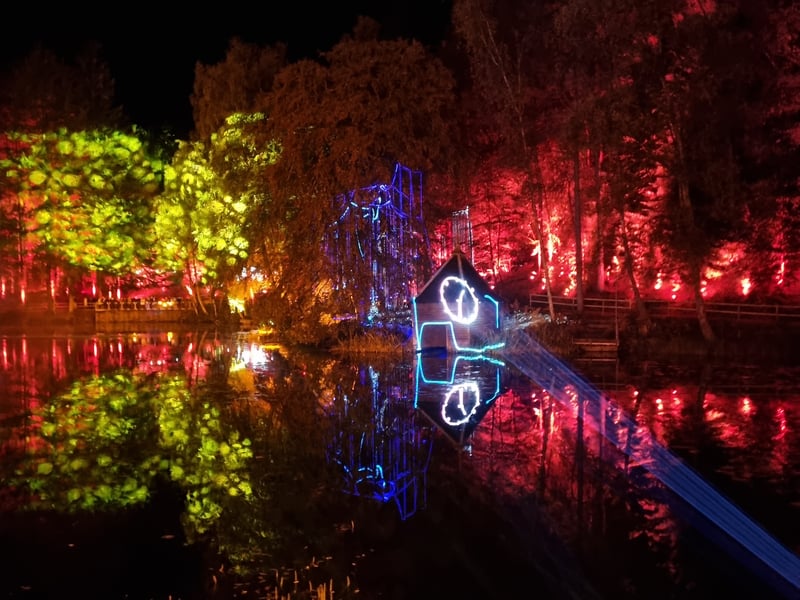 Marking 25 years since The Enchanted Forest first illuminated the Perthshire night, this year’s show invites audiences to leave the everyday behind and step into a playful, dreamlike world where time no longer behaves quite as it should.