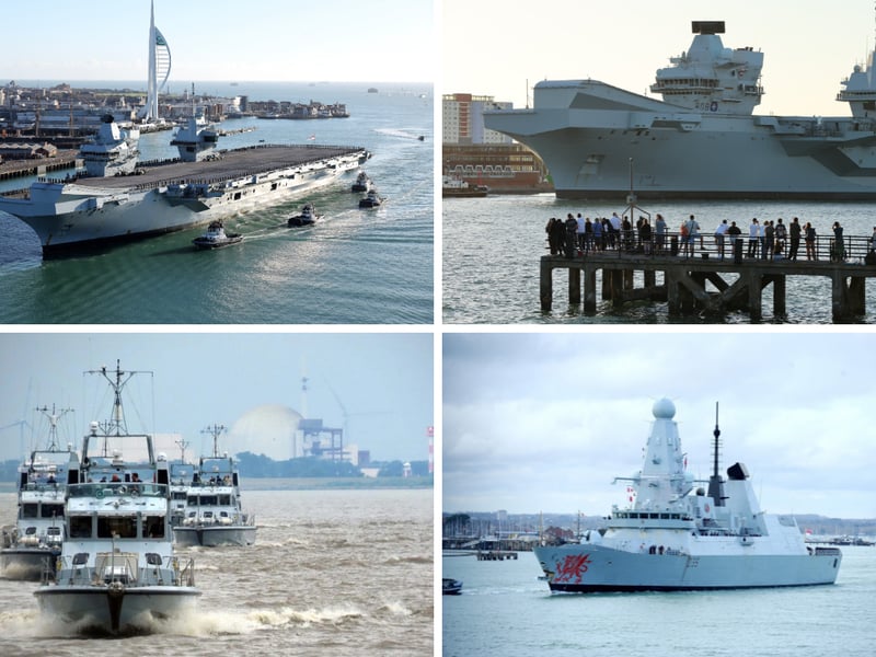 The Royal Navy's fleet is deployed across the globe conducting various missions. Here is the current status of all the ships that are based in Portsmouth.