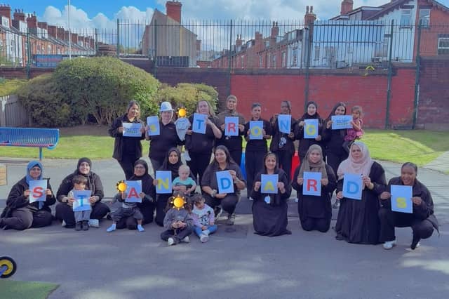 Sunshine Community Nursery, located on Shepherds Lane, Harehills, received a ‘Strong standards’ for behaviour, attitudes and establishing routines.