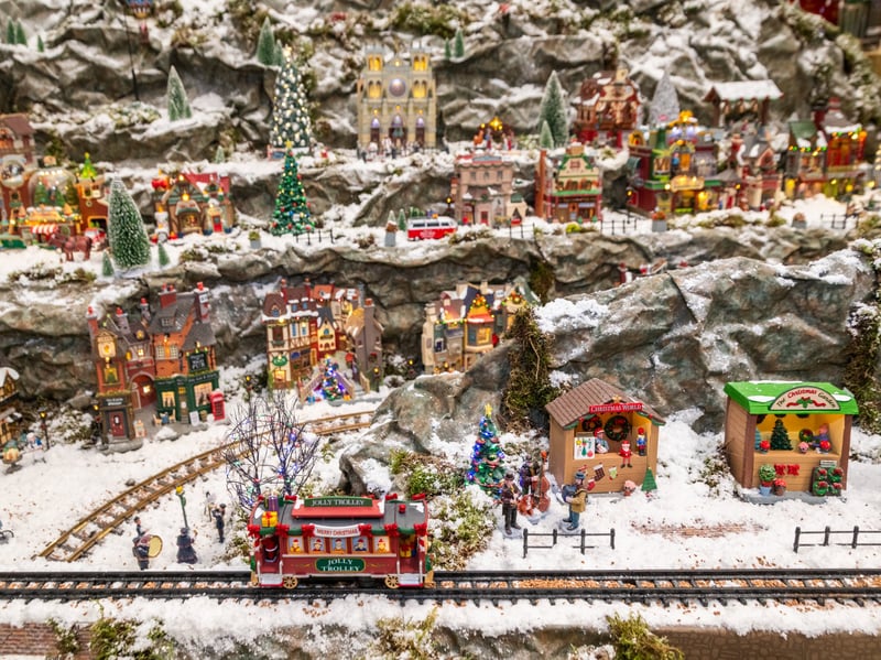  A selection of Christmas gifts for sale in store.