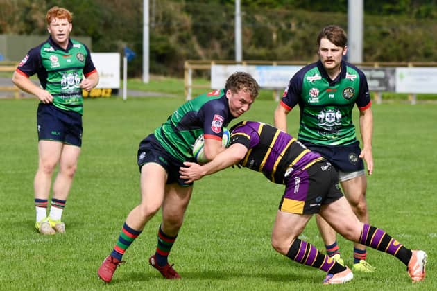 Michael Bothwell in action for Clogher Valley .