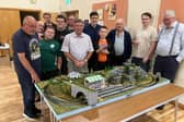 Erne Model Railway Club putting the final toouches to their annual exhibition in the Cathedral Hall, Enniskillen ths coming Saturday, September 19