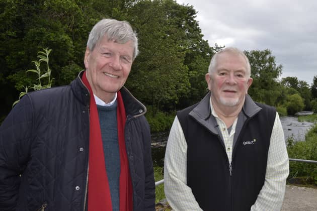 Joe Mahon and poet Charlie Gillen in Dervock. Pictures: Westway Films.