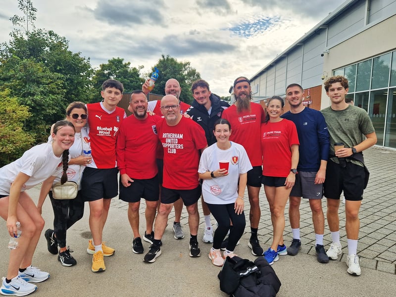 The family of Owen Jenkinson along with friends and supporters, are taking part in Owen's Challenge, to run or walk 5k a day to raise money for PACT (Parents' Association of Children with Tumours and Leukaemia). They recently ran from New York Stadium in honour of Ronnie Moore, and were joined by representatives from Rotherham United and Rotherham United Supporters Club.