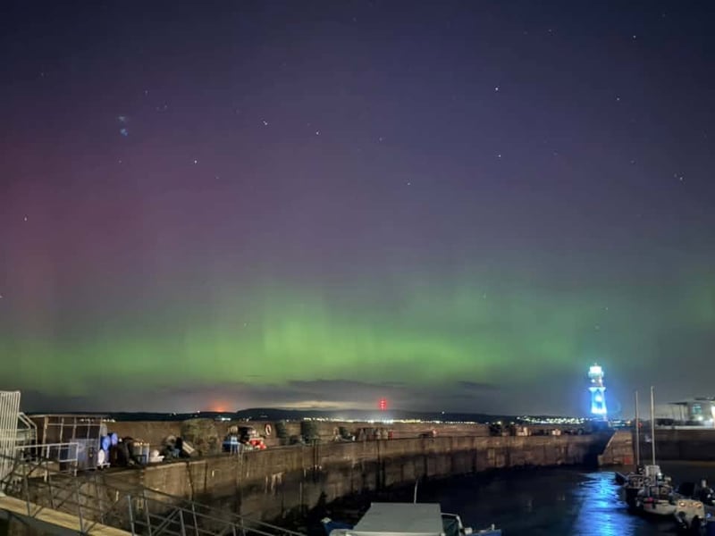 Melanie Cook, in Newhaven, took this atmospheric Northern Lights picture